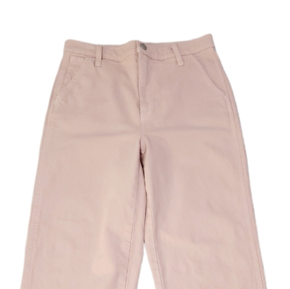 Madewell Classic Straight Leg Crop Pants In Wisteria Dove, Size 26 - Picture 8 of 13